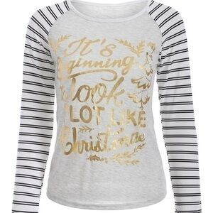 New  holiday long sleeve top “look a lot like Christmas”